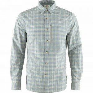 Camisas Fjallraven Kanken Abisko Hombre Grises | QMNRACF-62