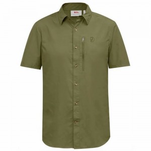 Camisas Fjallraven Kanken Abisko Hombre Marrom | LOVGXCF-51