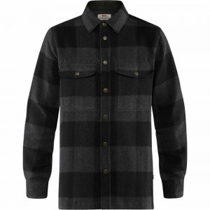 Camisas Fjallraven Kanken Abisko Hombre Negros | MXYAIZD-94