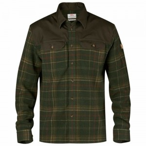 Camisas Fjallraven Kanken Granit Hombre Verdes | CGYBIPJ-81