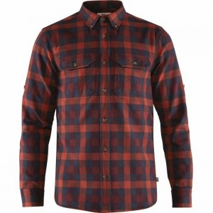 Camisas Fjallraven Kanken Skog Hombre Azul Marino | BLCOXGY-24