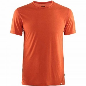 Camiseta Fjallraven Kanken High Coast Hombre Rojos | FBEZUNS-27