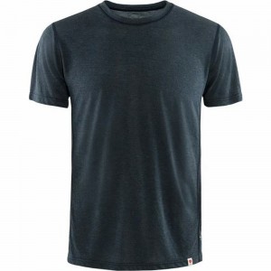 Camiseta Fjallraven Kanken High Coast Hombre Azul Marino | OVNZBCG-04