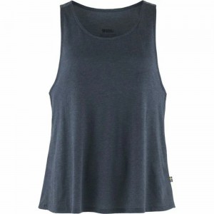 Camiseta Fjallraven Kanken High Coast Mujer Azul Marino | HVEMCTL-60