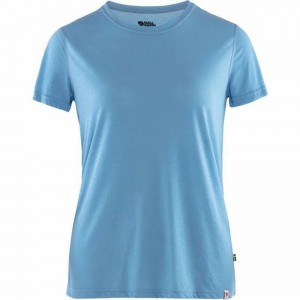 Camiseta Fjallraven Kanken High Coast Mujer Azules | VNZQIUK-12