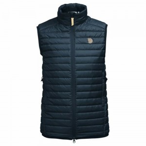 Chaleco Fjallraven Kanken Abisko Mujer Azul Marino | QAINDPB-19
