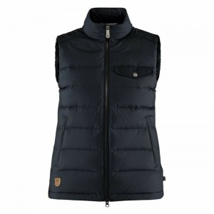 Chaleco Fjallraven Kanken Greenland Mujer Azul Marino | AIWQHYE-48