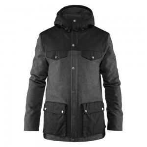 Chamarra Invierno Fjallraven Kanken Greenland Hombre Grises | YLXBAGK-04