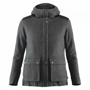 Chamarra Invierno Fjallraven Kanken Greenland Mujer Grises | TPUCSMJ-42