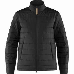 Chamarra Invierno Fjallraven Kanken Kiruna Hombre Negros | MBSCNHO-97