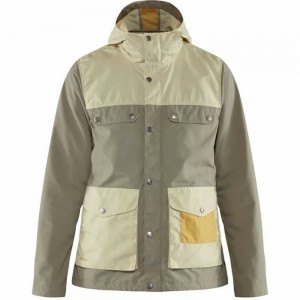 Chamarra Invierno Fjallraven Kanken Samlaren Mujer Blancos Grises | PKHZWGV-31