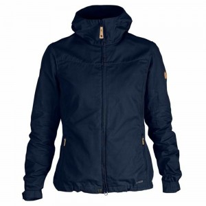 Chamarra Invierno Fjallraven Kanken Stina Mujer Azul Marino Oscuro | BDSEACL-24