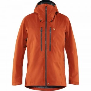 Chaqueta de montañismo Fjallraven Kanken Bergtagen Hombre Naranjas | XQNEOZS-45