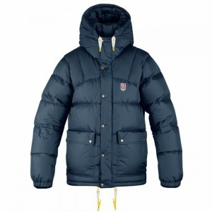 Chaquetas De Plumas Fjallraven Kanken Expedition Hombre Azul Marino | UIZFSWJ-93