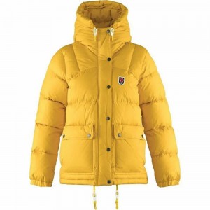 Chaquetas De Plumas Fjallraven Kanken Expedition Mujer Amarillos | DWMZVLH-57