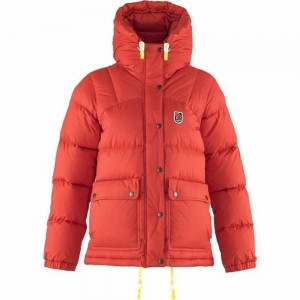 Chaquetas De Plumas Fjallraven Kanken Expedition Mujer Rojos | CRMVTEN-26
