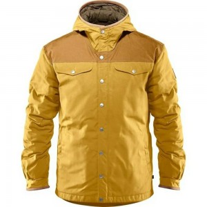 Chaquetas De Plumas Fjallraven Kanken Greenland Hombre Amarillos | EMKUPJH-63