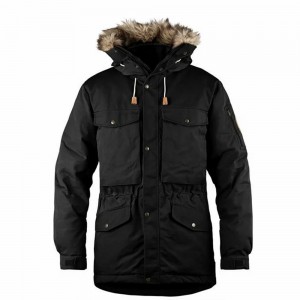 Chaquetas De Plumas Fjallraven Kanken Singi Hombre Negros | GAYBZPJ-79