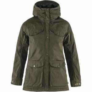 Chaquetas De Senderismo Fjallraven Kanken Vidda Pro Mujer Verde Oliva Oscuro | RLDZISJ-19