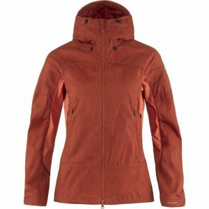 Chaquetas De Senderismo Fjallraven Kanken Abisko Mujer Rojos | RUSXGQA-41