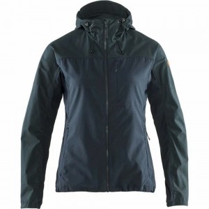 Chaquetas De Senderismo Fjallraven Kanken Abisko Mujer Azul Marino Oscuro | THKYUJM-72