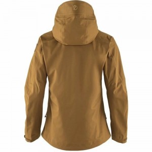 Chaquetas Shell Fjallraven Kanken Keb Eco Mujer Marrom | KLORESV-43