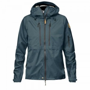 Chaquetas Shell Fjallraven Kanken Keb Eco Mujer Azules | ZHPQCAE-32