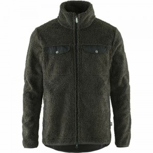 Fleece Fjallraven Kanken Greenland Hombre Grises Oscuro | COYEBHL-40