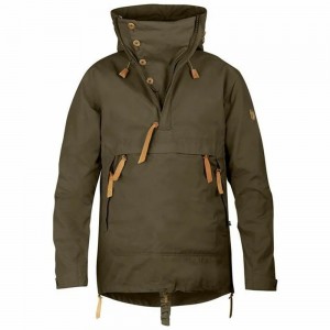 Gabardina Fjallraven Kanken High Coast Hombre Verde Oliva Oscuro | KARDPMU-16