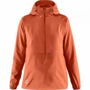 Gabardina Fjallraven Kanken High Coast Mujer Rojos | EUSDZIP-34