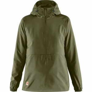Gabardina Fjallraven Kanken High Coast Mujer Verdes | LZOQGWP-56