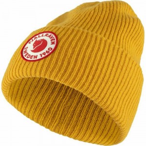 Gorro Fjallraven Kanken 1960 Logo Hombre Amarillos | BZEJMXG-74
