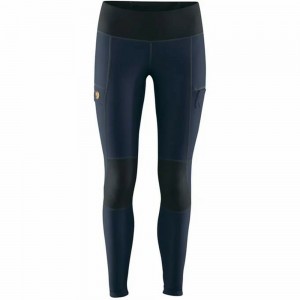 Mallas Para Correr Fjallraven Kanken Abisko Mujer Azul Marino | ILNJXEU-08