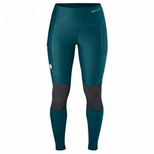 Mallas Para Correr Fjallraven Kanken Abisko Mujer Verdes | CWFXGSN-30