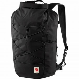 Mochila Fjallraven Kanken High Coast Rolltop 26 Hombre Negros | ZYFIHGE-53