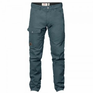 Pantalones Al Aire Libre Fjallraven Kanken Greenland Hombre Azul Marino | LQKHVCN-50