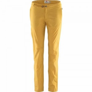 Pantalones Al Aire Libre Fjallraven Kanken High Coast Mujer Amarillos | IFRAZTV-62