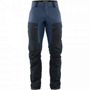 Pantalones De Senderismo Fjallraven Kanken Keb Hombre Azul Marino Azules | WJIAEYU-03