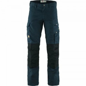 Pantalones De Senderismo Fjallraven Kanken Barents Pro Hombre Azul Marino Negros | MHXQJKC-54