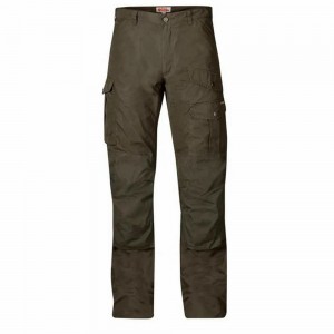 Pantalones De Senderismo Fjallraven Kanken Barents Pro Hombre Verde Oliva Oscuro | QUDALVT-85