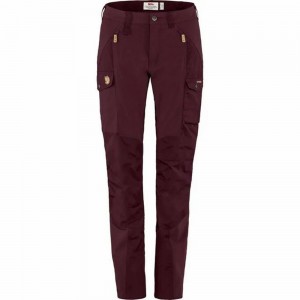 Pantalones De Senderismo Fjallraven Kanken Nikka Mujer Rojos | VCWYBNE-17