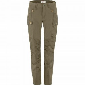 Pantalones De Senderismo Fjallraven Kanken Nikka Mujer Verde Oliva Claro | RFCMJVP-24