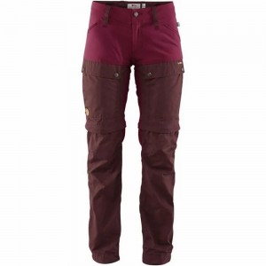 Pantalones De Senderismo Fjallraven Kanken Keb Mujer Rojos | OYWXQZU-60