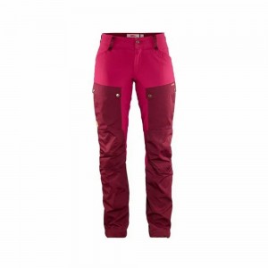 Pantalones De Senderismo Fjallraven Kanken Keb Mujer Rojos | GTBWIMX-21