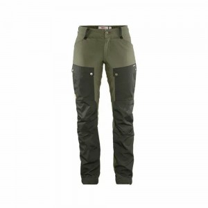 Pantalones De Senderismo Fjallraven Kanken Keb Mujer Verdes | MSHPDAF-79