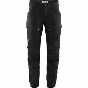Pantalones De Senderismo Fjallraven Kanken Keb Mujer Negros | OINYQHM-32