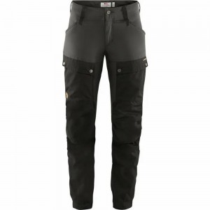 Pantalones De Senderismo Fjallraven Kanken Keb Mujer Negros Grises | SNGJILH-71