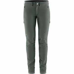 Pantalones De Senderismo Fjallraven Kanken Bergtagen Mujer Verdes | CSXNGQU-27
