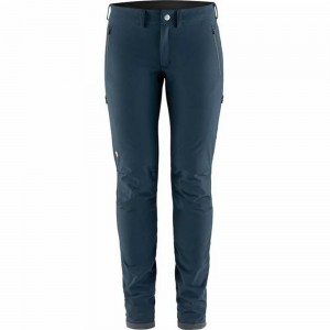 Pantalones De Senderismo Fjallraven Kanken Bergtagen Mujer Azules | QNTDYEM-53
