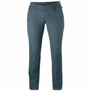 Pantalones De Senderismo Fjallraven Kanken Abisko Mujer Azul Marino | XNOEPAG-80